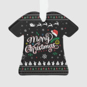 醜いおもしろいメリークリスマス オーナメント (正面)