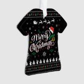 醜いおもしろいメリークリスマス オーナメント (正面)