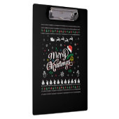 醜いおもしろいメリークリスマス クリップボード (右)