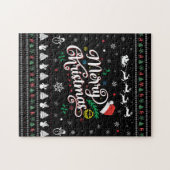 醜いおもしろいメリークリスマス ジグソーパズル (横)