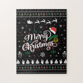 醜いおもしろいメリークリスマス ジグソーパズル