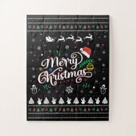 醜いおもしろいメリークリスマス ジグソーパズル