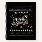 醜いおもしろいメリークリスマス ノートブック (正面)