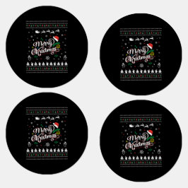 醜いおもしろいメリークリスマス ラベル