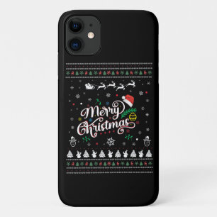 醜いおもしろいメリークリスマス iPhone 11 ケース