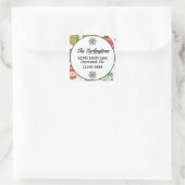 醜いが可愛いクリスマスセーター差出人住所 スクエアシール (バッグ)