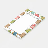 醜いが可愛い醜いクリスマスセーターのリストを行う ポストイット (アングル)