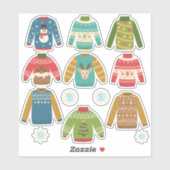 醜いが可愛い醜いクリスマスセーター3 シール (シート)