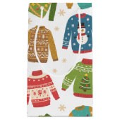 醜いが可愛い醜いクリスマスセーター スモールペーパーバッグ (正面)