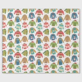 醜いが可愛い醜いクリスマスセーター ラッピングペーパー (フラット)