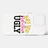 醜いより遅い Case-Mate iPhoneケース (裏面 (横))