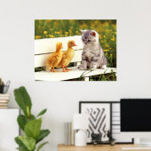 醜いアヒルのポスター ポスター (ホームオフィス)