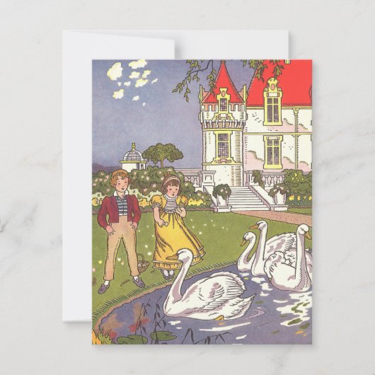 醜いアヒルのヴィンテージ童話 (正面)