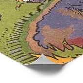 醜いアヒルのヴィンテージ童話 ポスター (角)