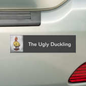 醜いアヒルの子 バンパーステッカー (車上)