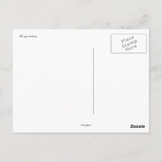 醜いアヒルの葉書 ポストカード (裏面)