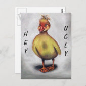 醜いアヒル ポストカード (正面/裏面)