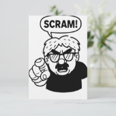 醜いアメリカのグリーティングカード – SCRAM! サンキューカード (スタンド正面)