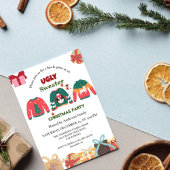 醜いエレガントセーターのクリスマスパーティー 招待状