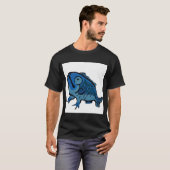 醜いカエル魚 Tシャツ (正面フル)