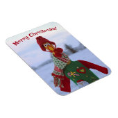 醜いカッコいいクリスマスセーターのマグネに鶏肉! マグネット (右側)