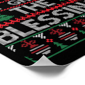 醜いクリスの恵みを賛美言って欲しい ポスター (角)