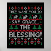 醜いクリスの恵みを賛美言って欲しい ポスター (正面)