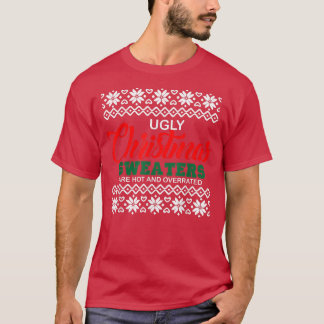 醜いクリスマスおもしろいセーターのパーティーギフト子供へ Tシャツ