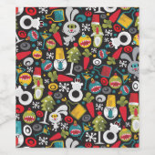 醜いクリスマスと幸せな新年 ワインラベル (シングルラベル)