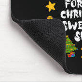 醜いクリスマスのおもしろいクリスマスPjs男性には暑すぎる マウスパッド (コーナー)