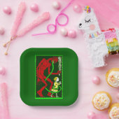 醜いクリスマスのクランプスの子ビクトリアンども ペーパープレート (パーティー)