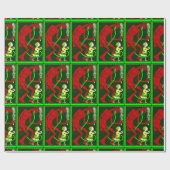 醜いクリスマスのクランプスの子ビクトリアンども ラッピングペーパー (フラット)