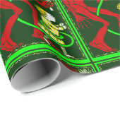 醜いクリスマスのクランプスの子ビクトリアンども ラッピングペーパー (ロールコーナー)