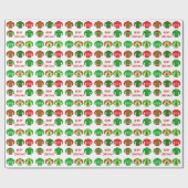 醜いクリスマスのセーターのギフト用包装紙 ラッピングペーパー (フラット)
