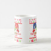 醜いクリスマスのセーターのコンテストの勝者のマグ2 コーヒーマグカップ (中央)