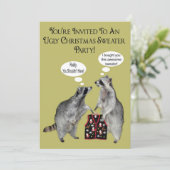 醜いクリスマスのセーターのパーティの招待状 招待状 (スタンド正面)