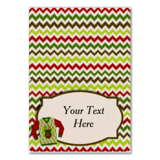 醜いクリスマスのセーターのパーティーの食糧テントカード テーブルナンバー