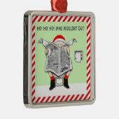 醜いクリスマスのセーター賞 メタルオーナメント (右)