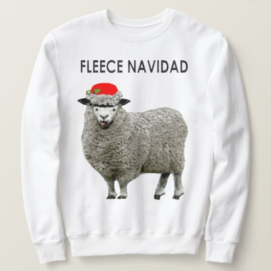 醜いクリスマスのセーター スウェットシャツ (デザイン正面)