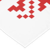 醜いクリスマスのセーターQRコード明けましておめでとう! テーブルクロス (アングル)