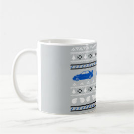 醜いクリスマスのターボ車のマグ コーヒーマグカップ