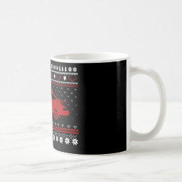 醜いクリスマスのドイツのスポーツのマグ コーヒーマグカップ