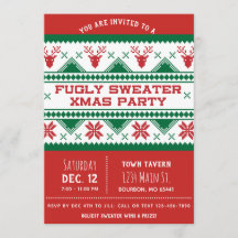 醜いクリスマスのパーティの招待状