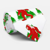 醜いクリスマスの大きな足のイチイ ネクタイ (ロール)