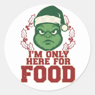 醜いクリスマスの栄誉バッジ🎄☠️ ラウンドシール