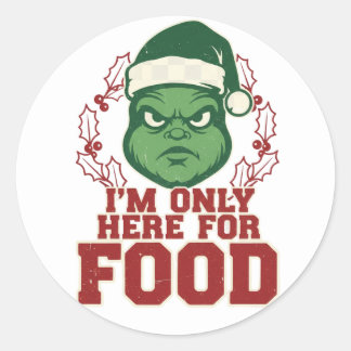 醜いクリスマスの栄誉バッジ🎄☠️ ラウンドシール