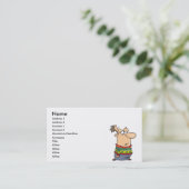 醜いクリスマスの漫画 名刺 (スタンド正面)