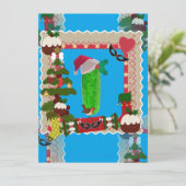 醜いクリスマスの漬物 シーズンカード (スタンド正面)