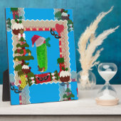 醜いクリスマスの漬物 フォトプラーク (側面)