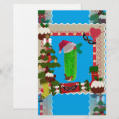 醜いクリスマスの漬物 便箋 (正面/裏面)